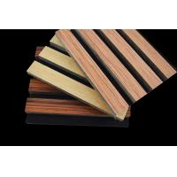 Buy cheap Fire Proof 21Mm Acoustic Wooden Slat Wall Panels For Hotel Room product