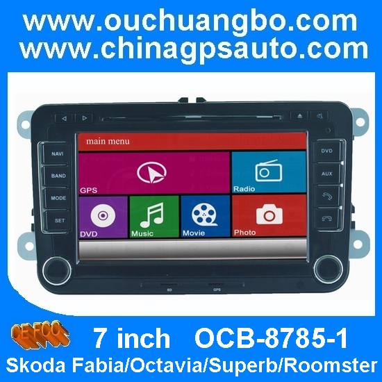 Skoda Fabia/Octavia/Superb/Roomster car DVD with RDS bluetooth iPod CD player OCB-8785-1