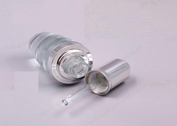 Buy cheap Cosmetics Essential Oil Luxury 30ml Glass Dropper Bottles With Various Cap Color from wholesalers