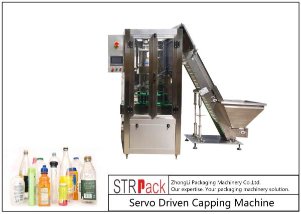 Quality Single Head Rotary Capping Machine Servo Motor Driven Packaging Machine for sale
