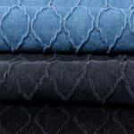 9Oz 3D high Elastic Denim Fabric Jacquard cotton dress materials for office wear