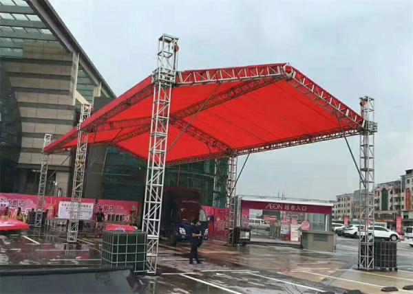 Buy cheap Mobile Aluminum Stage Truss , DJ Light Stand Truss 400x400 Millimeter Size from wholesalers