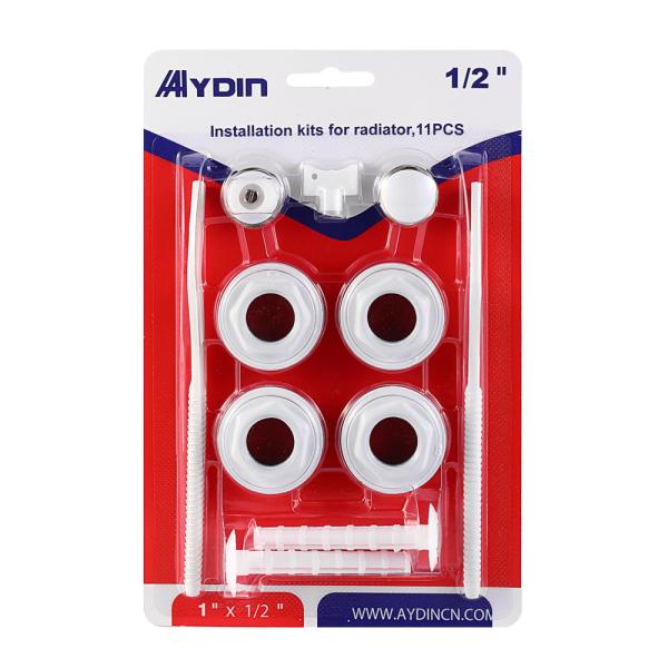 Buy cheap Aluminum Heating Radiator Kits 11 In 1 Set 1/2" 3/4" from wholesalers