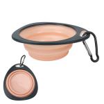Pet Collapsible Portable Adjustable Silicone Dog Bowl Slow Eating