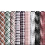 British Style Tweed Flower Wrapping Paper 110g Pure Paper
