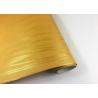 Buy cheap Fashionable Self Adhesive Textured Wallpaper Golden Yellow Color 60cm * 50m from wholesalers