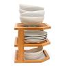 Buy cheap Wholesale kitchen bamboo 3 tier dish drainer rack from wholesalers