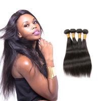 Buy cheap 16 Inch Smooth Real Virgin Brazilian Straight Hair Bundles CE Certification product
