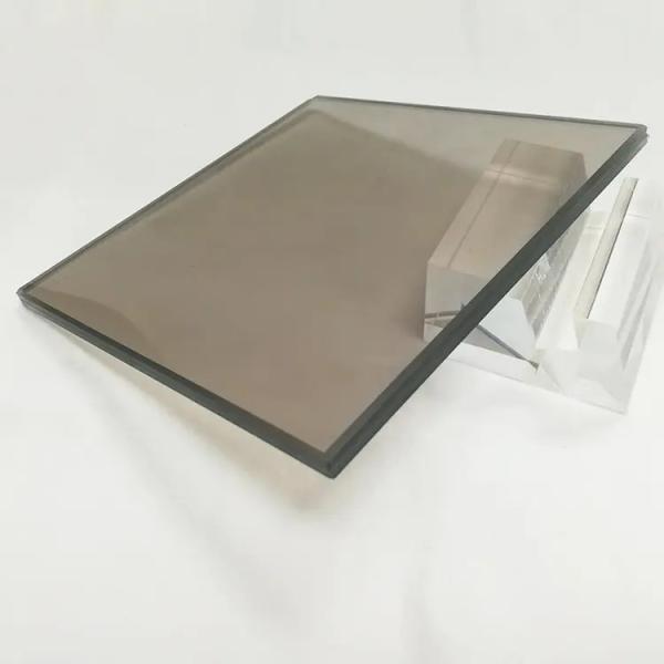 Buy cheap Bronze Brown EVA Film Laminated Glass Curved Flat Laminated Security Glass Architectural Laminated Greenhouse Glass Customized Size from wholesalers