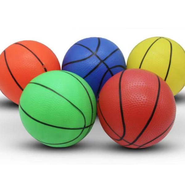 Inflatable Pvc Basketball Beach Ball for Kid Sports Toy Unisex Thickness