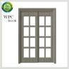 Buy cheap WPC Interior Soundproof Glass Office Door , PVC Double Sliding Glass Doors from wholesalers