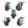 Buy cheap 75mm Soft Wheel Swivel Brake TPR Medium Duty Casters 176lbs Capacity from wholesalers