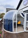 3m Clear Bubble Tents Restaurant Outdoor Transparent Bubble Dome With LED Light