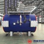 Exhaust Gas Horizontal Steam Boiler For Power Generation 0.5Mpa - 2.45Mpa