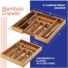 Buy cheap 100% Pure Bamboo Expandable, kitchen Utensil - Cutlery and Utility Bamboo Drawer Organizer from wholesalers