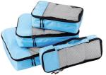 4 Pieces Packing Cube Set Finished Interior Seams And Mesh Top