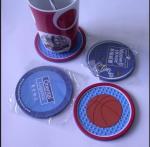 promotional embossed 3D soft PVC coaster