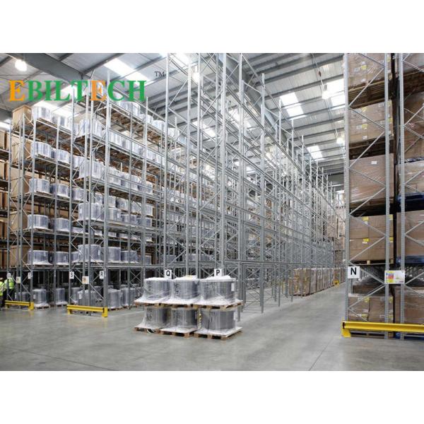 ISO Storage VNA Racking System , Commercial Automatic Narrow Aisle Pallet Racking