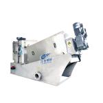SS Volute Sludge Treatment Dewatering Machine Strew Press Sewage 4000L / H