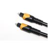 Buy cheap Toslink Optical Cable Orange black OB6.0 6MHz PVC plated Golden Connector For Home theatre TV from wholesalers
