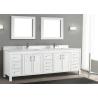 Buy cheap House Furniture Custom Bathroom Vanity Cabinets Paint Surface Including Basin / Faucet from wholesalers