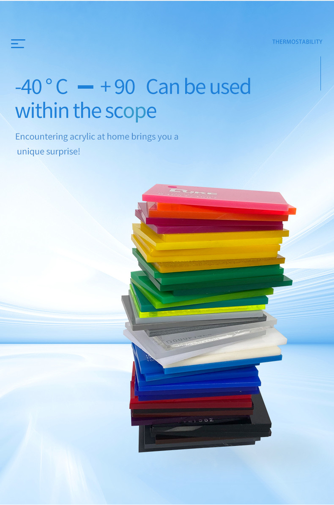 Thick 5mm Colored Frosted / Matte Opaque Acrylic Sheet 4×8 18×24 24×36 For Display