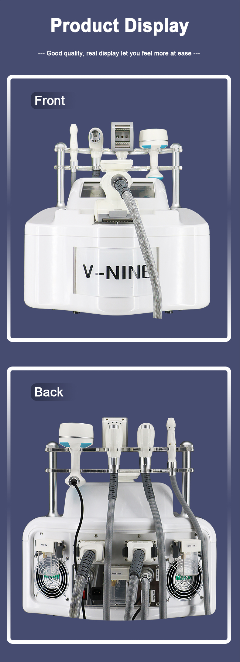 5 Handles Cellulite Reduction Machine