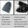 Buy cheap UKAS Certified Flexible Silicone Toilet Cleaning Brush Set Deep Cleaning Polypropylene from wholesalers