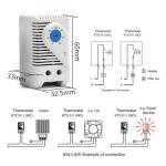 KTO 011 / KTS 011 Room Thermostat Mechanical Temperature Switch Adjustable
