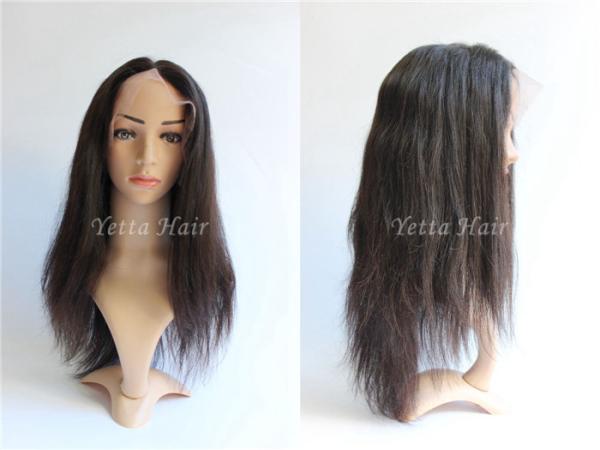 Buy cheap Straight Glueless Full Lace Wigs Brazilian Hair No Shedding No Tangle from wholesalers