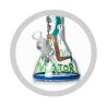 Buy cheap Luminous Rick And Morty Bong 7mm Thick Glass Water Bongs 13.5 Inches from wholesalers