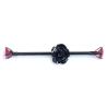 Buy cheap Gold plated piercing clear gems industrial barbell surgical steel from wholesalers