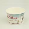 Buy cheap Disposable Ice Cream Paper Cup With Lid Leakproof Custom Bowls 3oz 85ml from wholesalers
