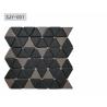 Buy cheap 100Sqm 6mm Decorative Mosaic Tiles Metal Glazed Full Body Dark Color 310.5x308mm from wholesalers