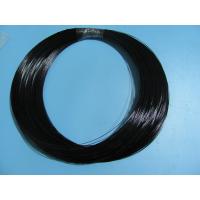 Buy cheap Hook And Eye Black 4mm Plastic Coated Wire Rope Black Smooth Surface product