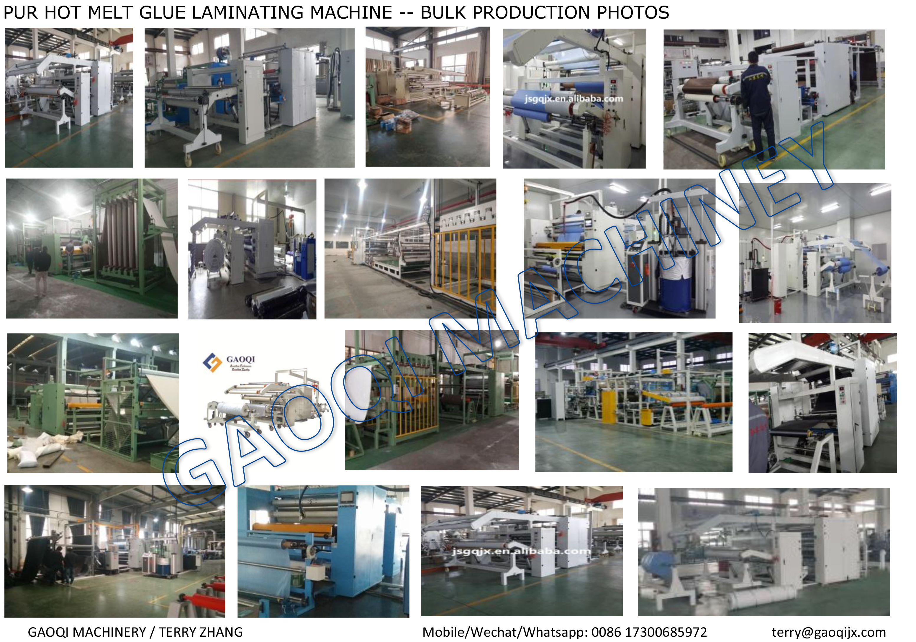 After Service Online support Professional Solventless laminating machine for garments