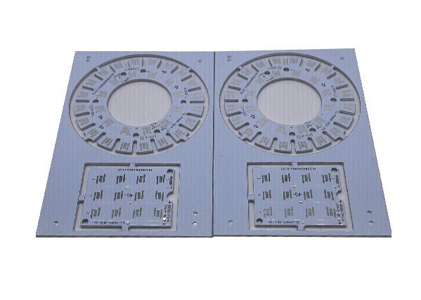 Buy cheap Aluminium LED Light Single Sided White Ink Metal Core PCB from wholesalers