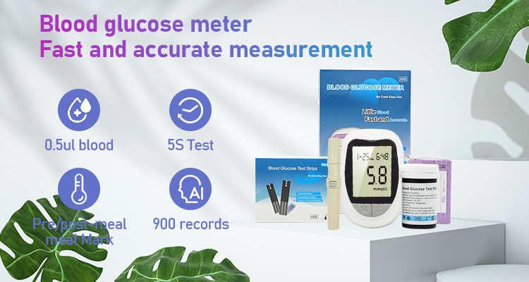 8s Digital Home Glucose Monitors Portatil Glucose Meter Sterile