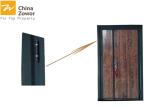 65/70mm Thick Unequal Leaf Cast Alu. Fireproof Entry Door With Solid Fire Door