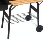 Indoor and Outdoor Room Space Grills Large Charcoal BBQ Oven with Chimney