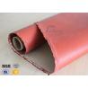 Buy cheap 1200 Degree Silicone Coated Glass Cloth , Heat Resistant Fabric Fiberglass from wholesalers