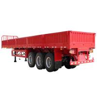 Buy cheap 600Mm Side Wall Semi Trailer 45.5T Truck Semi Cross Beam Structure product