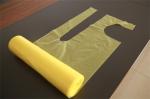 Colorful Plastic Aprons On A Roll , Disposable Kitchen Aprons Water Resistant