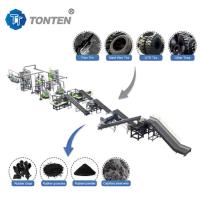 Buy cheap Tire Crushing Recycling Production Line Scrap Rubber Recycling Machine product