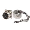 Buy cheap CuZn 10mm Cable M23 Male Waterproof Connector Straight Power Supply Connector from wholesalers