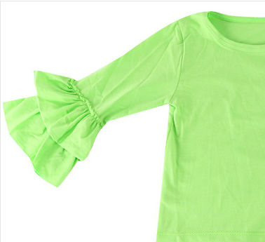 Plain 100 Cotton Baby Long Sleeve Clothes , Newborn Baby Girl Boutique Outfits
