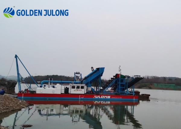 Buy cheap Gold Diamond Bucket Dredger For Mining Dredger In The River Lake Sea from wholesalers