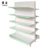 Factory Custom gondola shelving aqua color gondola shelving supermarket shelf