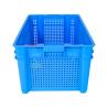 Buy cheap Custom Logo Plastic Turnover Basket for Fresh Fruits NO Foldable Ventilated Design from wholesalers