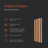 Buy cheap High NRC MDF Acoustic Wood Slat Panels , Office Slatted Wood Acoustic Panels from wholesalers
